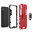 Slim Armour Tough Shockproof Case / Finger Ring Holder for Huawei Y5 (2019) - Red